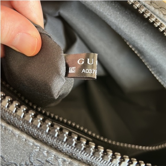 Gucci black duffle bag unisex canvas and leather - Picture 10 of 12